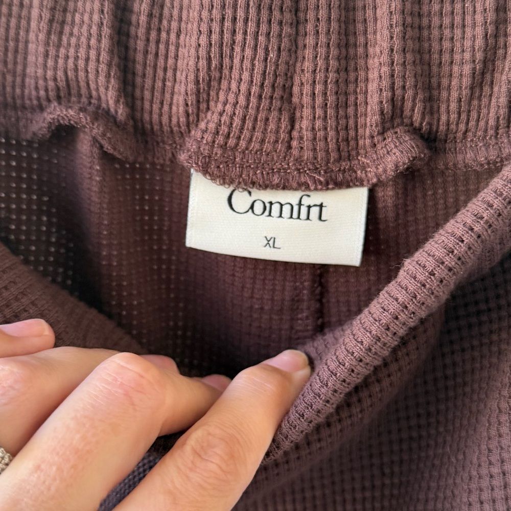 Comfrt Brown Waffle Lounge Set XL - Picture 5 of 10